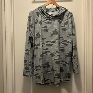 LuLaRoe Grey Camouflage print